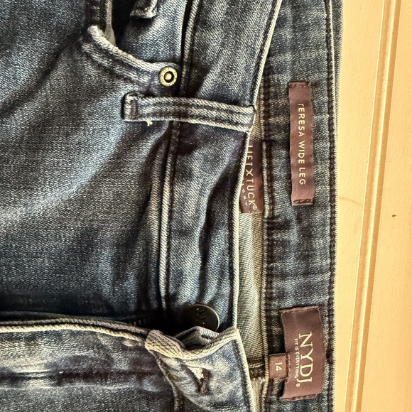 NYDJ Dark Blue Flare Jeans - Picture 2 of 2